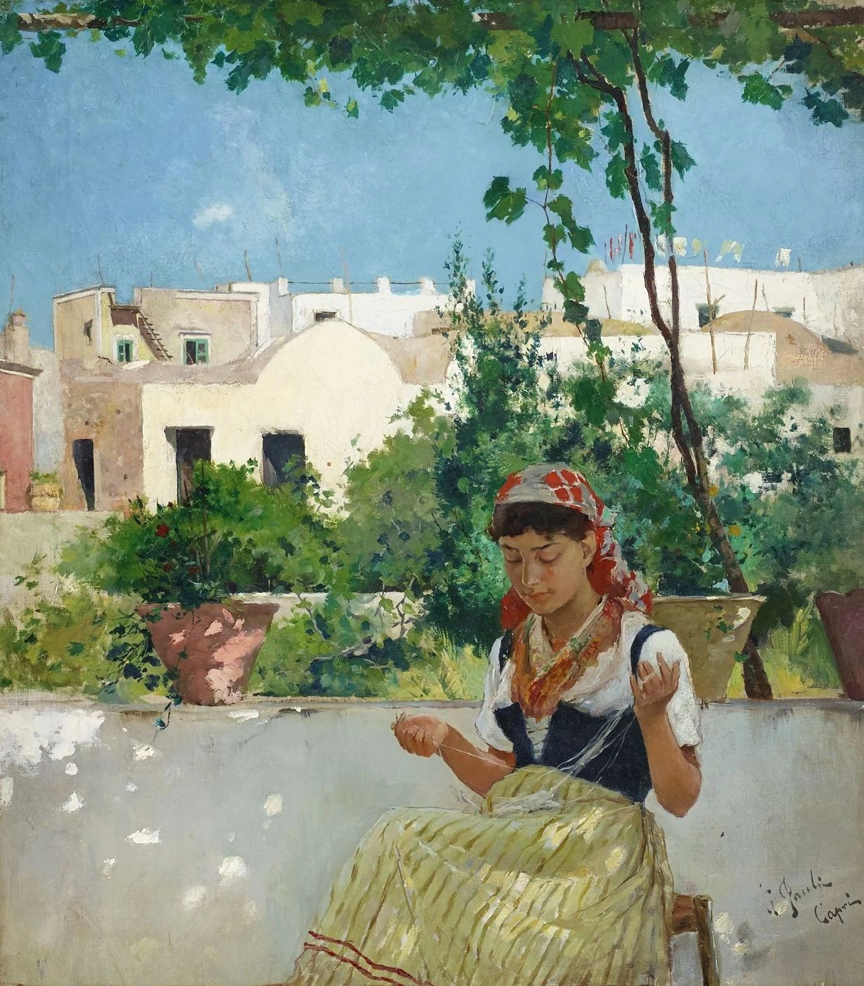 Ragazza di Capri
